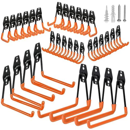 Steel Garage Storage Hooks (32 Count)