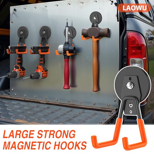 4Pcs Magnetic Hooks Heavy Duty (4 Count)