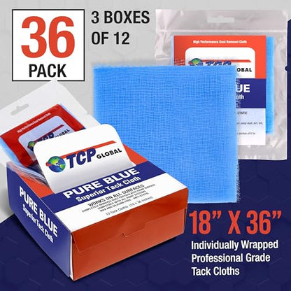 Pure Blue Superior Tack Cloths (36 Count)
