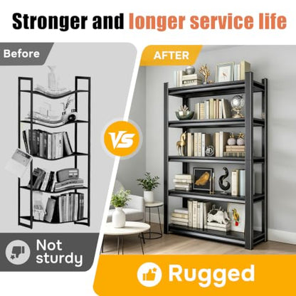 72" H Metal Bookshelf with Anti