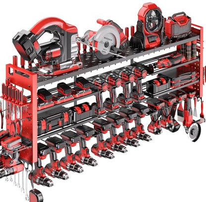 49.8" Power Tool Organizer Wall Mount
