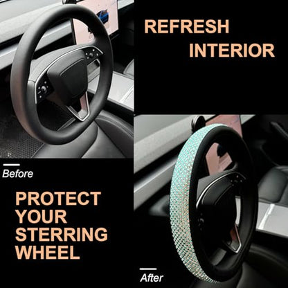 Bling Comfy Steering Wheel Cover for Tesla Model Y