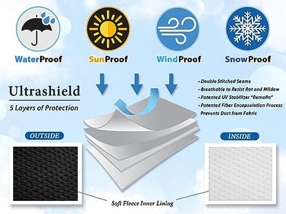 Custom Fit Car Cover for Dodge Challenger 5 Layer Ultrashield Premium Black Covers