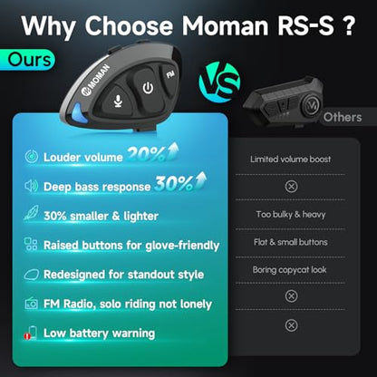 Motorcycle Helmet Headset
