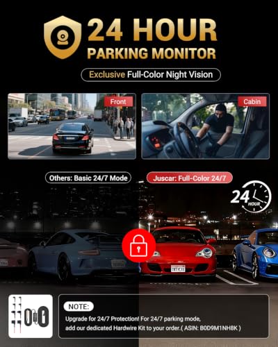2.5K+1K Dual Dash Cam Front and Inside with GPS WiFi