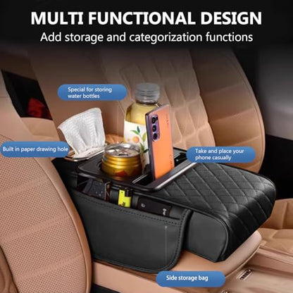 Universal Car Armrest Cushion Organizer