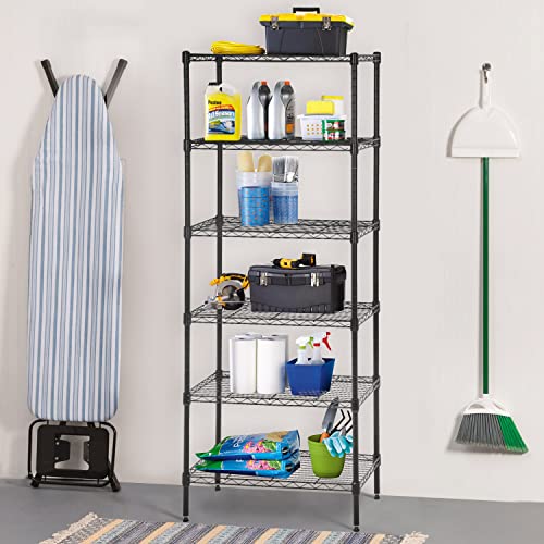 Adjustable Wire Shelving Storage Shelves Heavy Duty Shelving Unit for Small Places Kitchen Garage