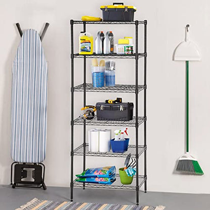 Adjustable Wire Shelving Storage Shelves Heavy Duty Shelving Unit for Small Places Kitchen Garage