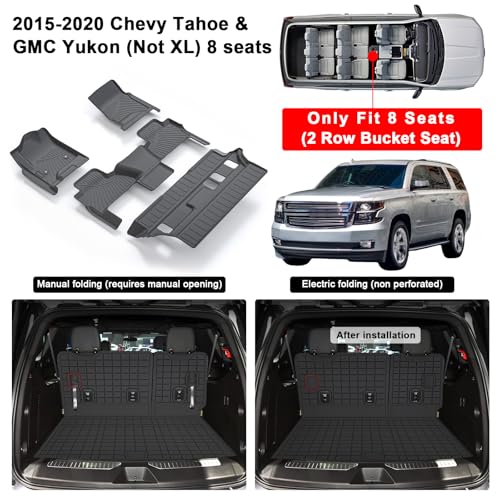 Floor Mats & Trunk Mat for Chevrolet Tahoe 2015