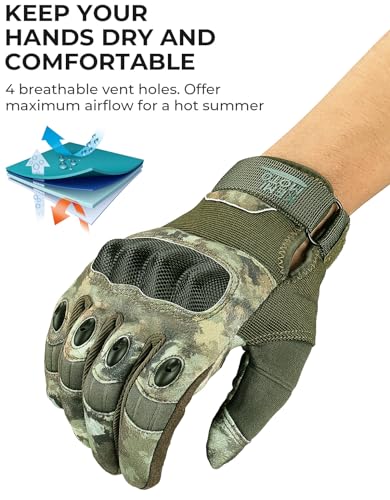 Camo Tactical Gloves for Men
