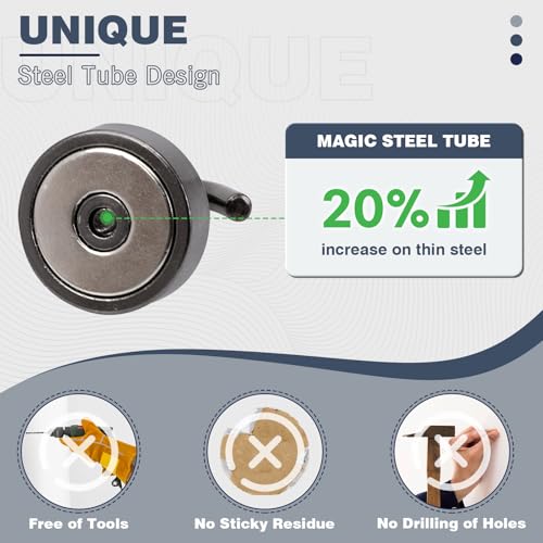 Magnetic Hooks Steel Tube Design for Cruise (10 Count)