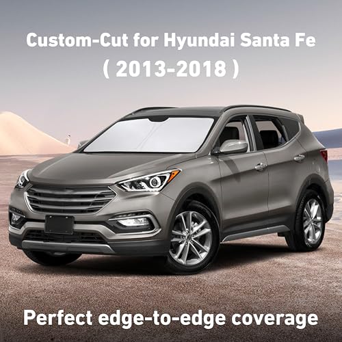 Windshield Sunshade Compatible for Hyundai Santafe 2013