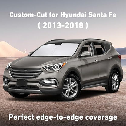 Windshield Sunshade Compatible for Hyundai Santafe 2013