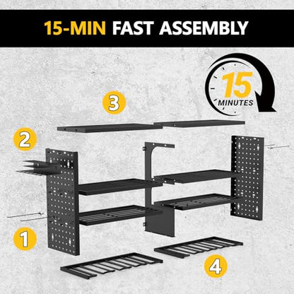 Large Power Tool Organizer Wall Mount