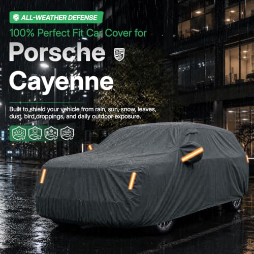 Waterproof Heavy Duty Car Cover Custom Fit Porsche Cayenne