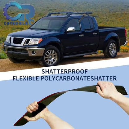 Window Visor Rain Guards Fit for Nissan Frontier Crew Cab 2005
