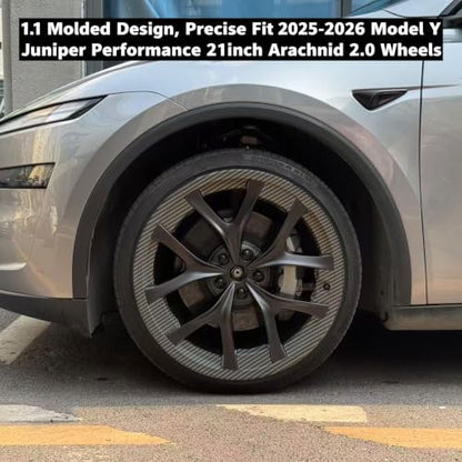 Rim Protector for Tesla 2025 2026 Model Y Juniper Performance 21inch Arachnid 2.0 Wheels Cover All (4 Count)