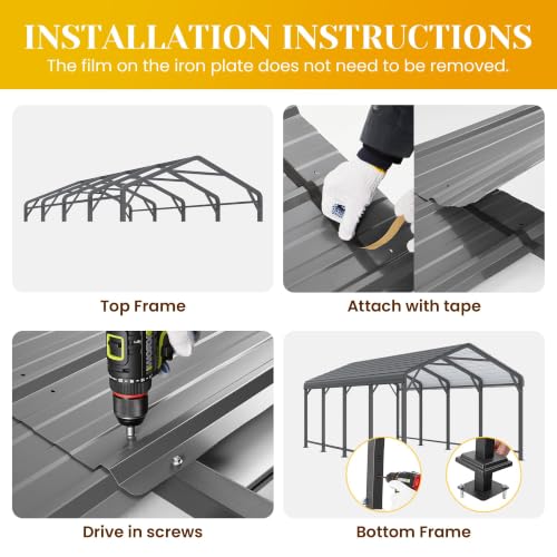 12' x 20' Metal Carport