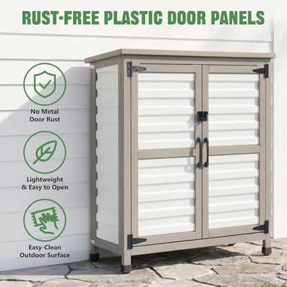 32" Small Outdoor Storage Cabinet