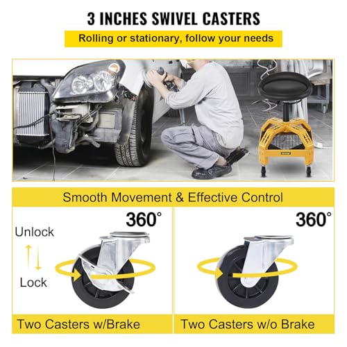 Rolling Garage Stool