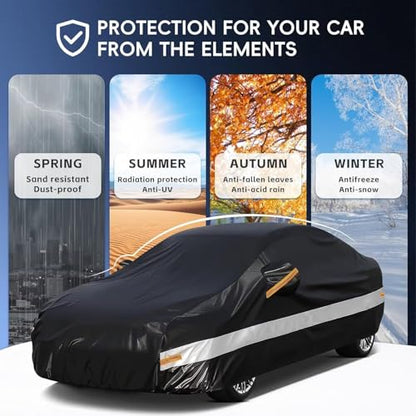 10 Layers Car Cover Custom Fit for Mercedes Benz C Class C250 C300 C43 C63