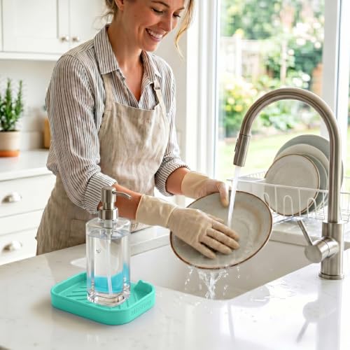 Silicone Soap Dish with Drain Spout