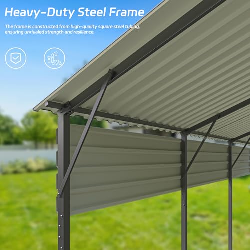 10x15 FT Metal Carport