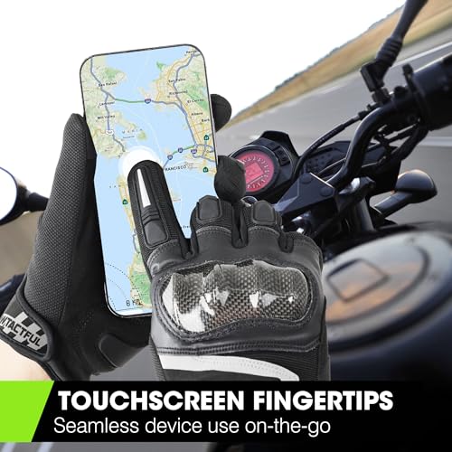 Lightweight Motorcycle Gloves for Men Touchscreen Summer