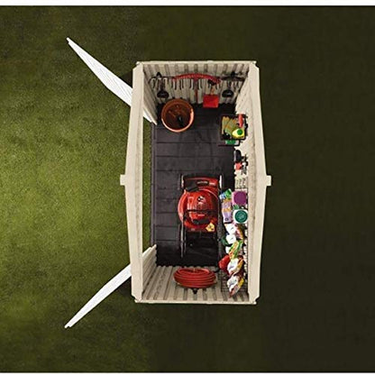 Resin Outdoor Storage Shed With Floor (24.5 Sq Ft)