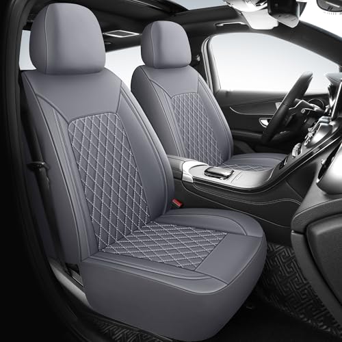 Faux Leather Front Car Seat Covers (2 Count)
