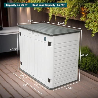 35 Cu.ft Outdoor Storage Shed