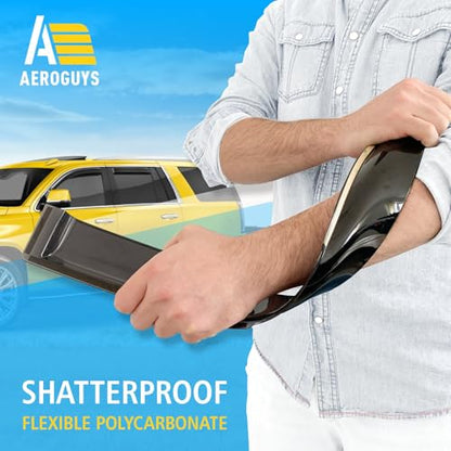Extra Durable Window Deflectors in (4 Count)