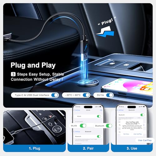AI Box Wireless CarPlay & Auto Adapter