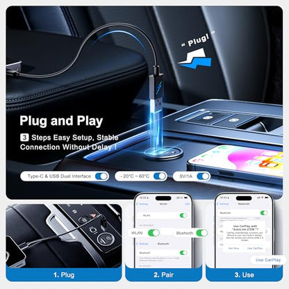 AI Box Wireless CarPlay & Auto Adapter
