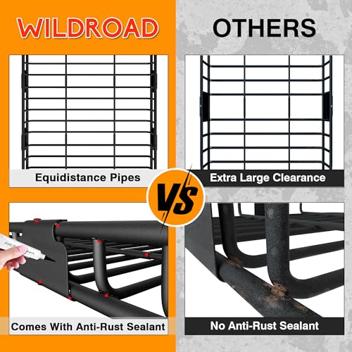 Rooftop Cargo Carrier Combo Roof Rack Cargo Basket 64" x 39" x 4"