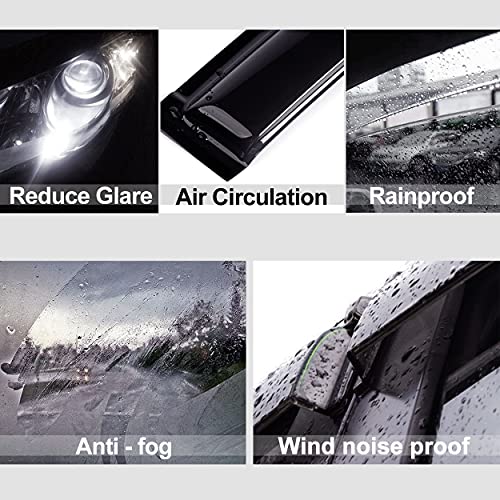 Window Visors Rain Guards for 2010 (4 Count)