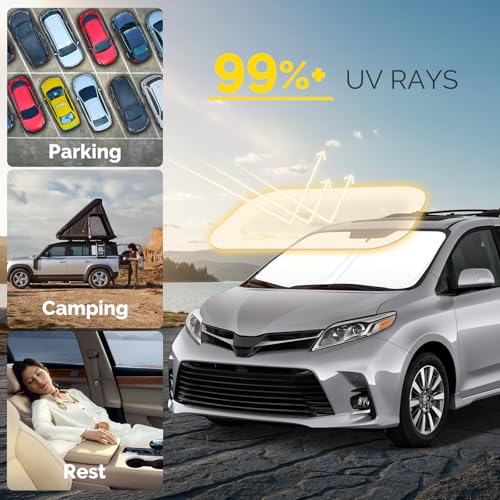 Car Windshield Sun Shade Compatible with 2011