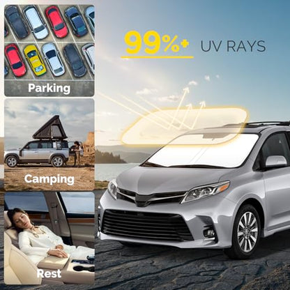 Car Windshield Sun Shade Compatible with 2011