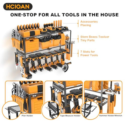 Large Power Tool Organizer Wall Mount