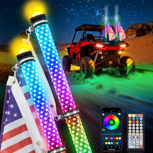 2Pack 2FT Fat Whip Lights (2 Count)