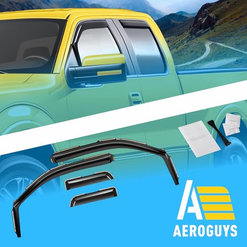 Extra Durable Window Deflectors in (4 Count)