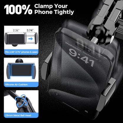 Metal Phone Mount for Jeep Wrangler JL JLU &Gladiator JT 2018