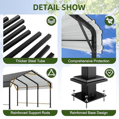 Carport 12X20 FT Metal Carports