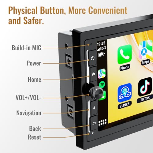 7 Inch Car Stereo with Knob