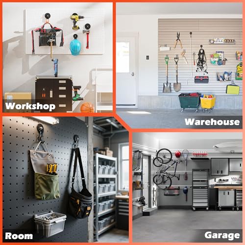 New Upgraded Garage Magnetic Hooks (2 Count)