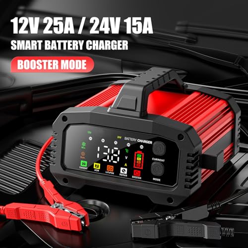 25A 12V 24V Smart Car Battery Charger