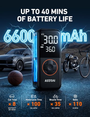 L4 Cordless Tire Inflator Portable Air Compressor