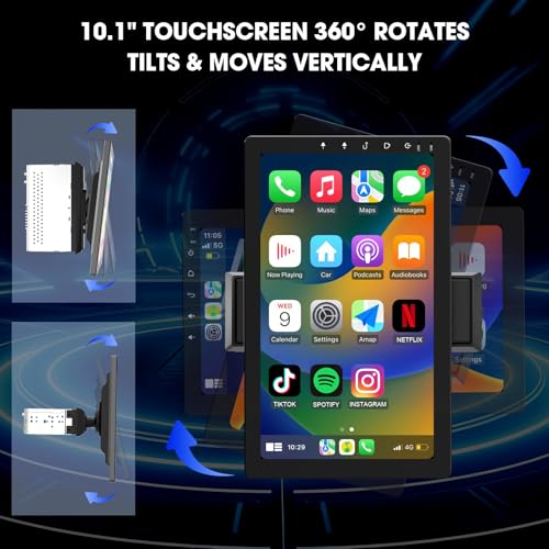 360° Rotable Car Radio