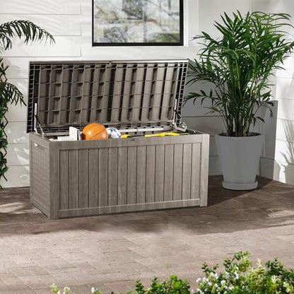 200 Gallon Lockable Resin Deck Box