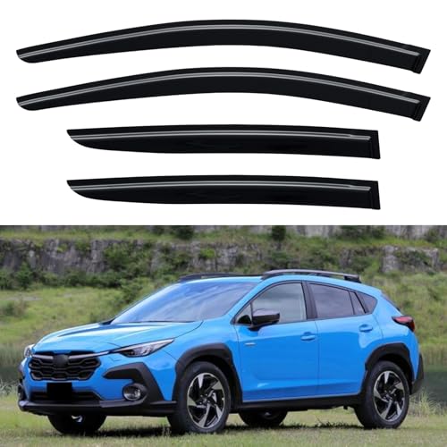 Window Visors Rain Guards for 2024 2025 2026 Subaru Crosstrek & Impreza